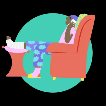 ladyonchair